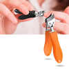Wide Jaw Nail Clipper With Angled Blade For Thick Nails And Ergonomic Grip
