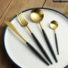 Modern Dinnerware Set 24 Piece Contemporary Minimalist Tableware For Dining