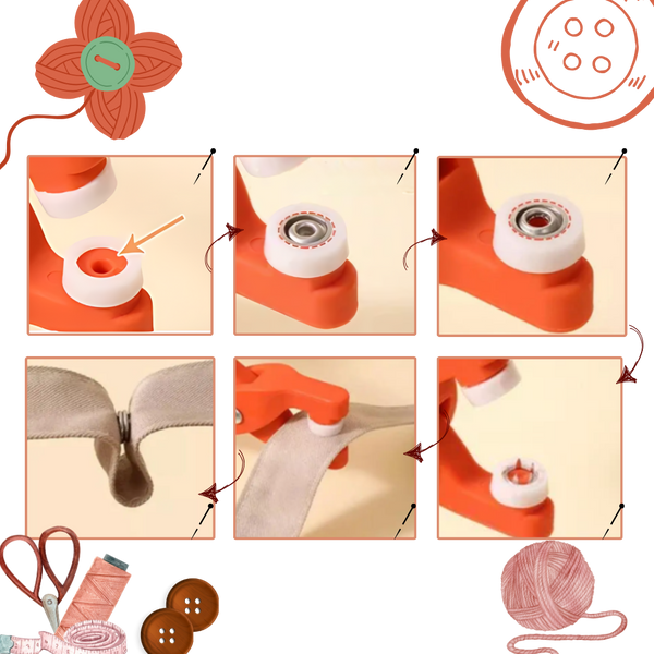High Precision Snap Button Press For Quick Assembly And Lightweight Build