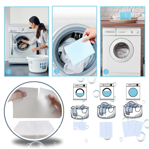 Eco Laundry Sheets For Fast Dissolving Hypoallergenic Clean