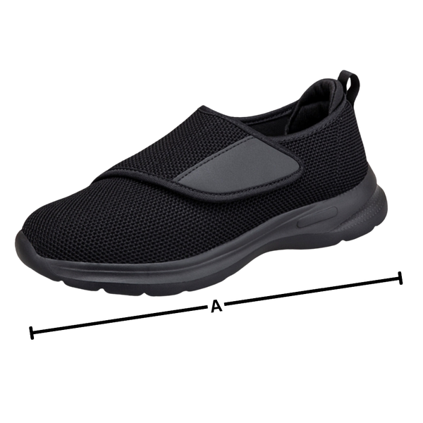 Diabetic Heel Relief Shoes With Slip Resistant Straps And Breathable Comfort