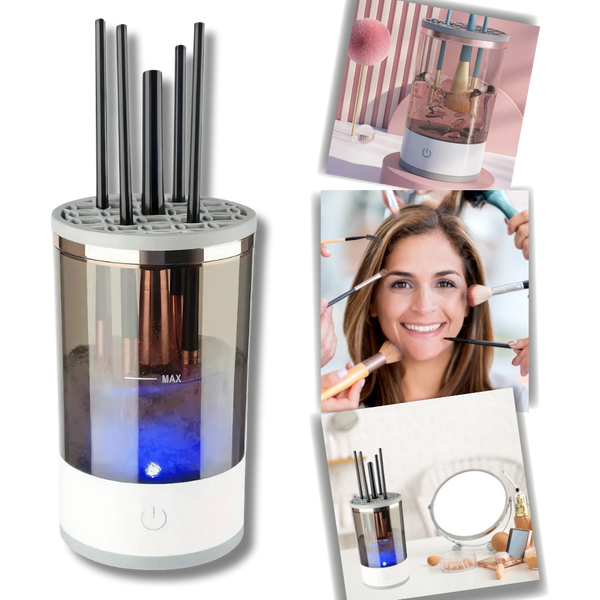 Portable USB Rechargeable Makeup Brush Cleaner for Quick Cleaning