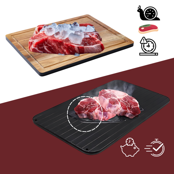 Premium Defrost Tray For Quick No Energy Thawing Preserves Flavor