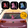Cat Wiper Decal For Nighttime Visibility With Glow In The Dark