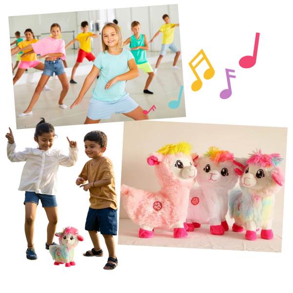 Musical Dancing Rainbow Llama Toy For Interactive Learning