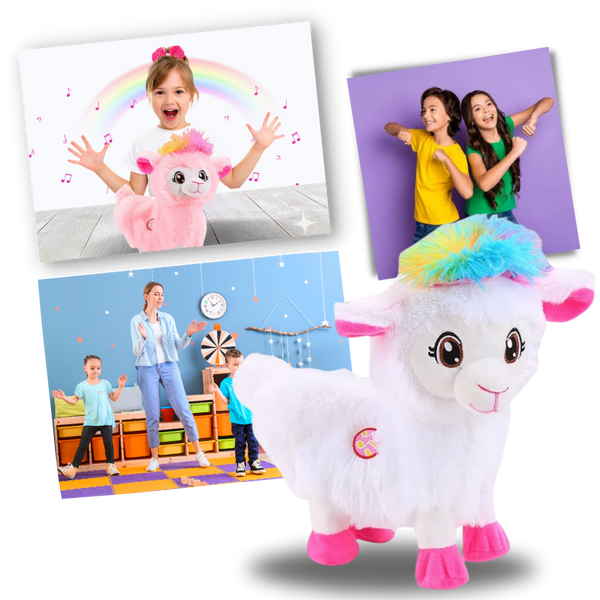 Musical Dancing Rainbow Llama Toy For Interactive Learning