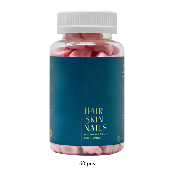 Raspberry Biotin Gummies For Hair Skin Nails Nourishment