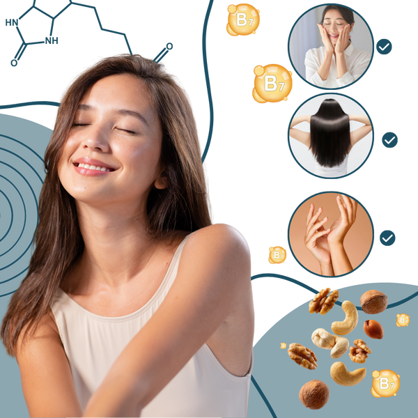 Raspberry Biotin Gummies For Hair Skin Nails Nourishment