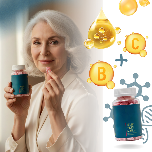 Raspberry Biotin Gummies For Hair Skin Nails Nourishment