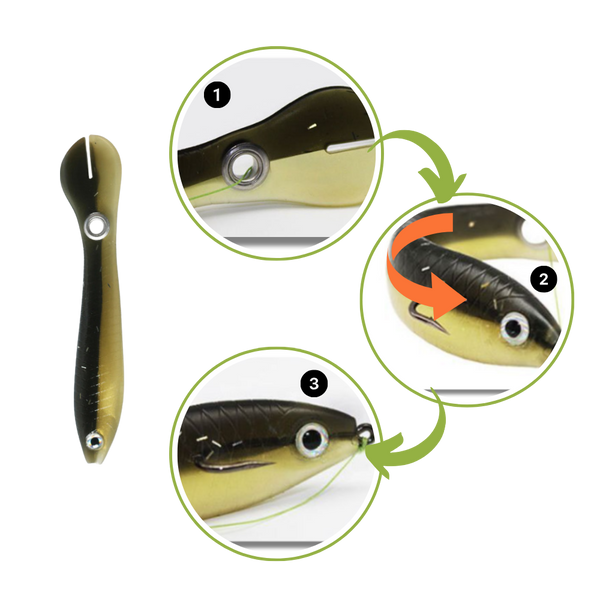Realistic Fishing Baits With Reflective Belly For Visibility