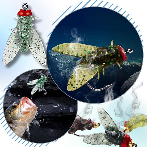 Lifelike Fly Fishing Lure Delivers Realistic Movement For More Bites
