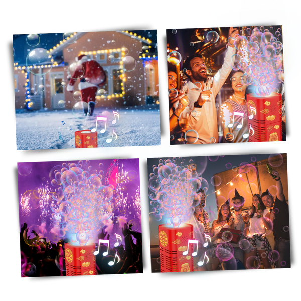 Premium Rechargeable Bubble Machine For Spectacular Firework Visuals