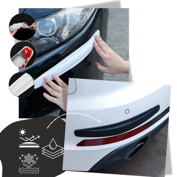 Reflective Vehicle Bumper Guard Strips For Scratch Protection