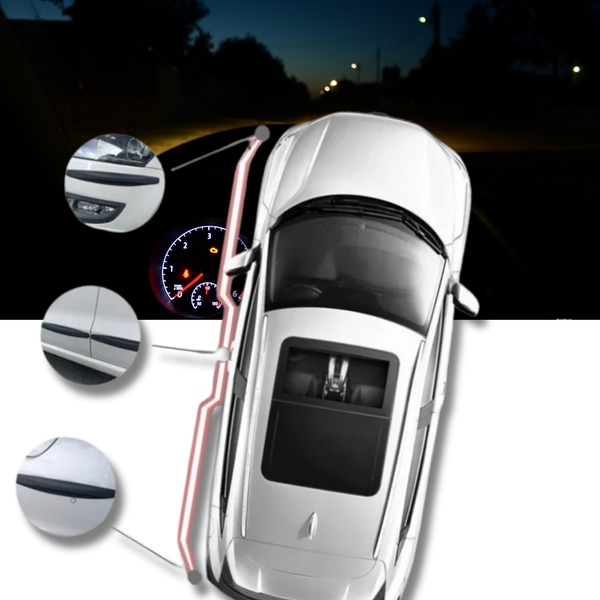 Reflective Vehicle Bumper Guard Strips For Scratch Protection