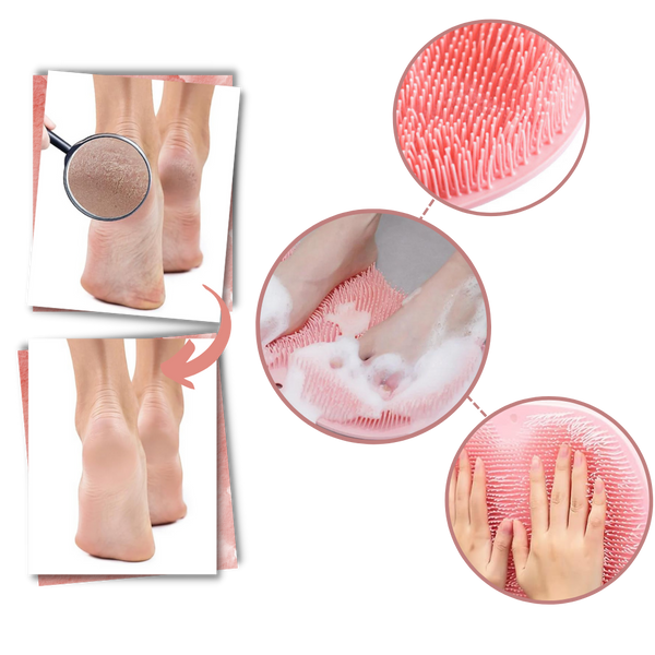 Luxurious Back And Foot Shower Brush With Gentle Massage Benefits
