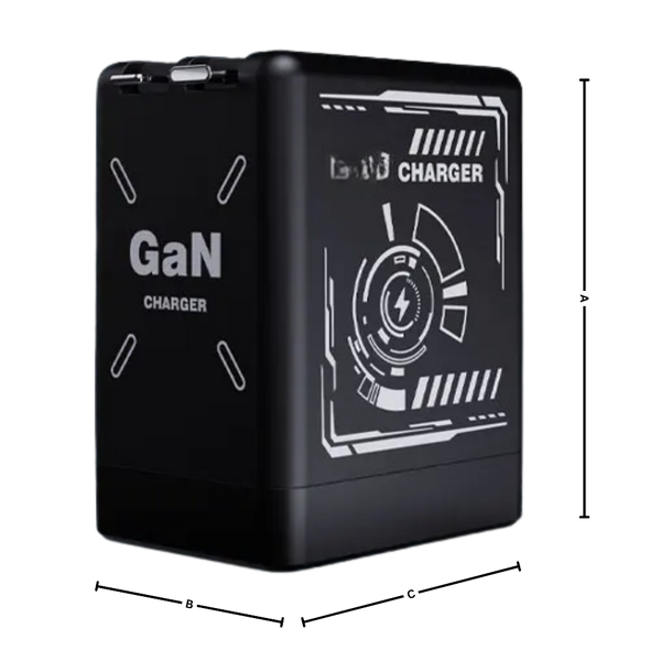 Smart Dual PD Charger With Retractable USB C And Lightning Cables