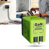 Smart Dual PD Charger With Retractable USB C And Lightning Cables
