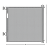 Retractable Mesh Gate For Pets And Kids With One Hand Operation