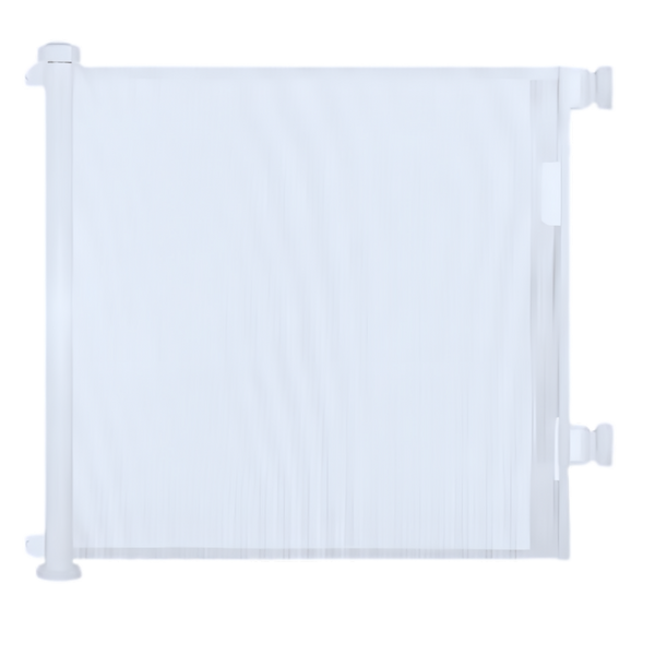 Retractable Mesh Gate For Pets And Kids With One Hand Operation