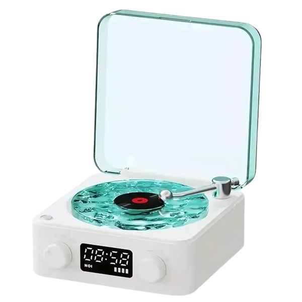 Portable Retro Vinyl Player With Customizable Lighting And Smooth Playback