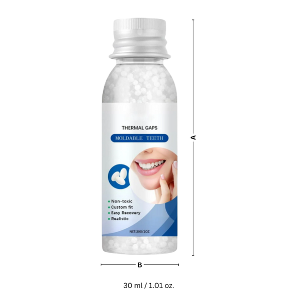 Customizable Reusable Fake Teeth Kit For Natural Looking Smile