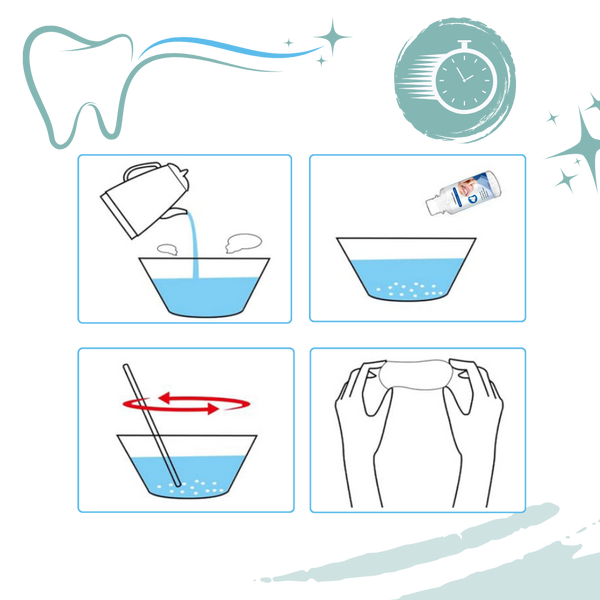 Customizable Reusable Fake Teeth Kit For Natural Looking Smile