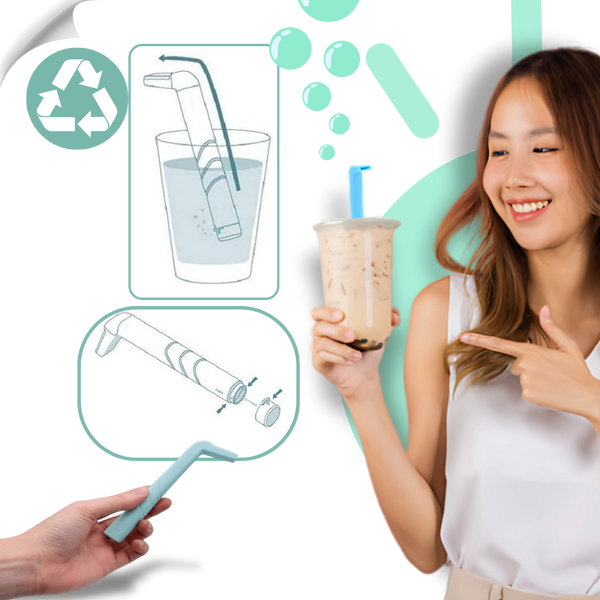 Instant Hiccup Relief Straw With Adjustable Pressure And BPA Free