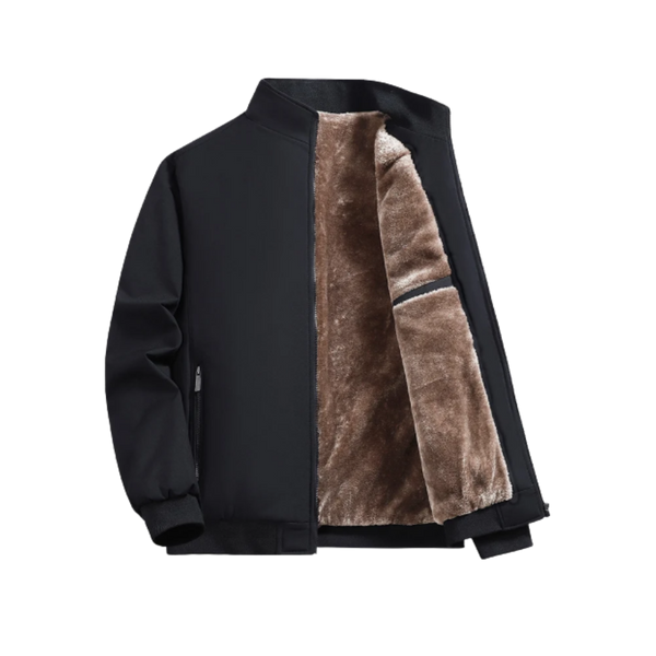 Plus Size Insulated Jacket With Water Resistant Shell And Pockets