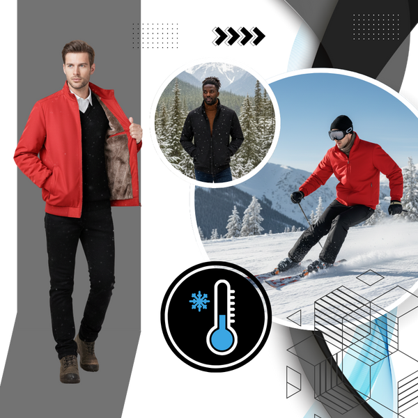 Plus Size Insulated Jacket With Water Resistant Shell And Pockets