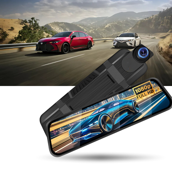 10 Inch IPS Dash Camera With Superior Night Vision And Wide Angle