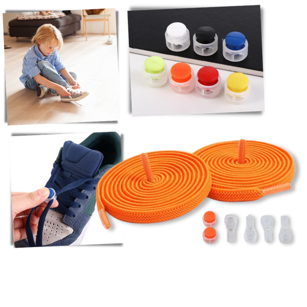 Secure Locking Shoelaces For Fashionable Everyday Comfort