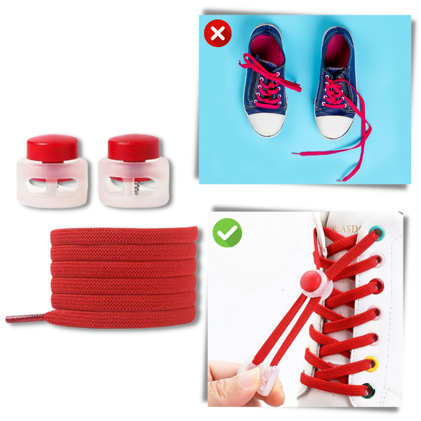 Secure Locking Shoelaces For Fashionable Everyday Comfort