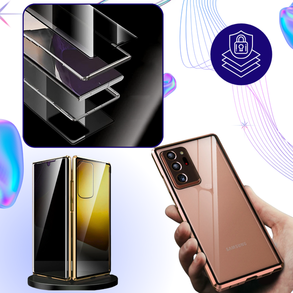 Premium Phone Case With Privacy Glass And Magnetic Attachment