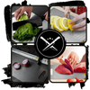 Titanium Cutting Board With Antibacterial, Knife-Safe Surface