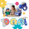 Kids Toolbox With Puzzle Screws And Real Electric Drill For Problem Solving