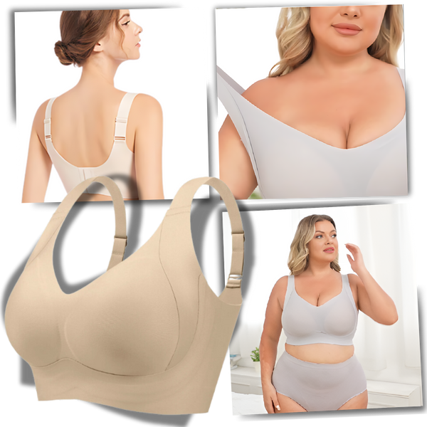 Breathable Seamless Wireless Shaper Bra For All Day Comfort And Support