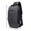 Lockable USB Charging Waterproof Crossbody Bag With Multiple Pockets