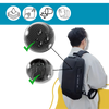 Lockable USB Charging Waterproof Crossbody Bag With Multiple Pockets