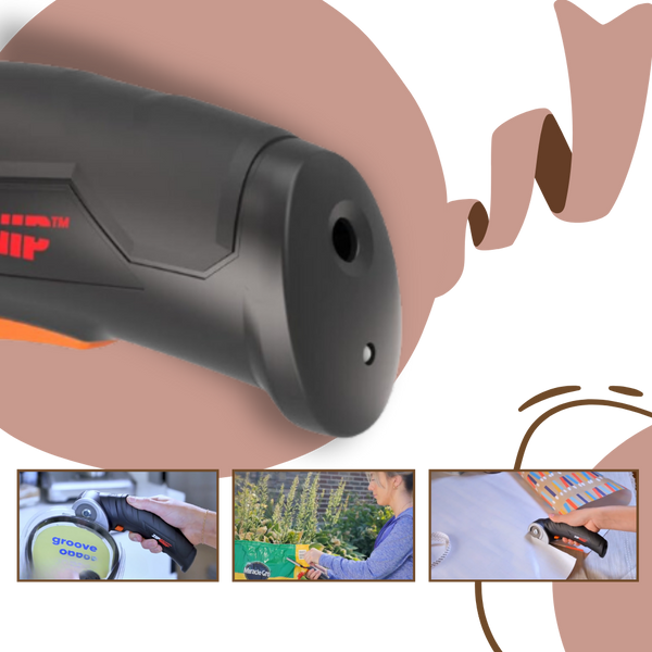 Cordless Self-Sharpening Scissors For Precise DIY Cutting