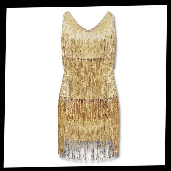 Sequin V Neck Slip Dress for Evening Glamour and Comfort