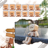 Wooden Bobblehead Figurine With Kinetic Motion For Dashboard Fun