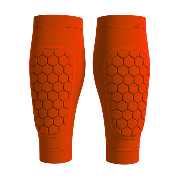 Shin Compression Sleeve With Integrated Padding For Lightweight Protection