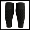 Shin Compression Sleeve With Integrated Padding For Lightweight Protection