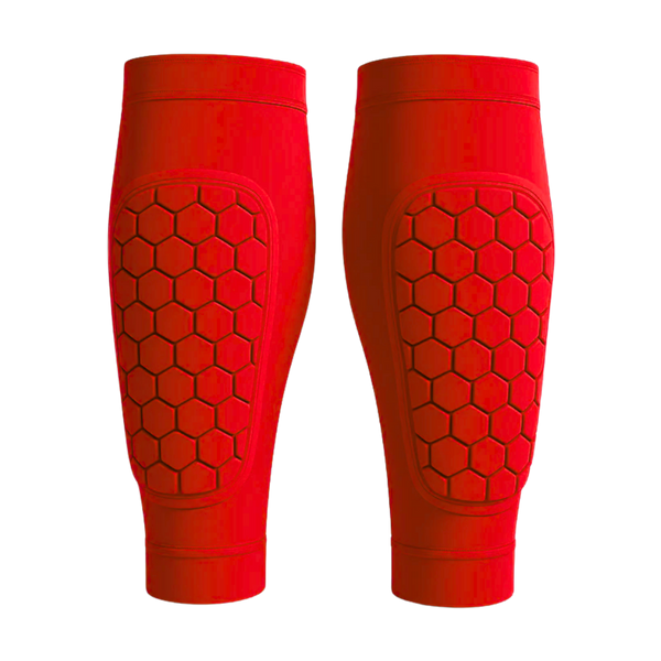 Shin Compression Sleeve With Integrated Padding For Lightweight Protection