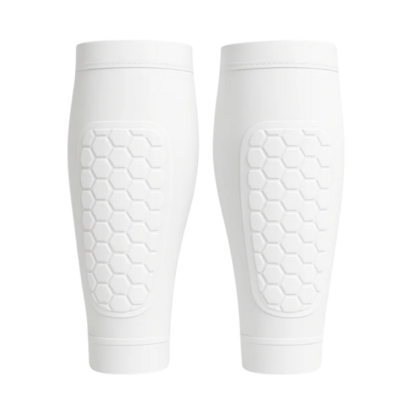 Shin Compression Sleeve With Integrated Padding For Lightweight Protection