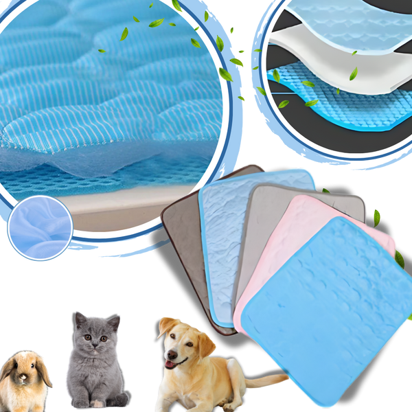 Silk Pet Cooling Pad For Heat Absorption And Odor Free Comfort This Summer