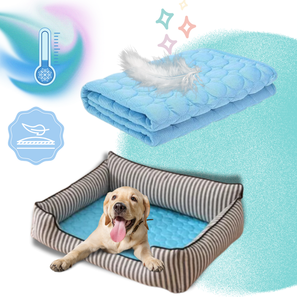 Silk Pet Cooling Pad For Heat Absorption And Odor Free Comfort This Summer