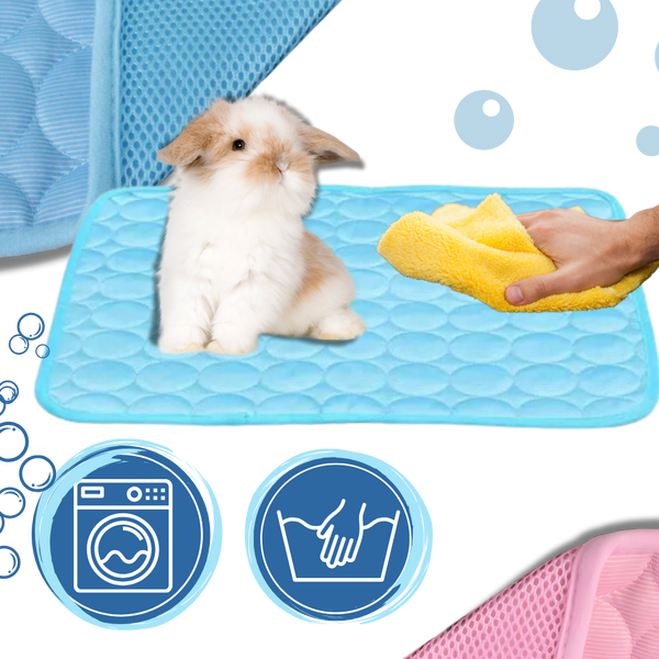 Silk Pet Cooling Pad For Heat Absorption And Odor Free Comfort This Summer