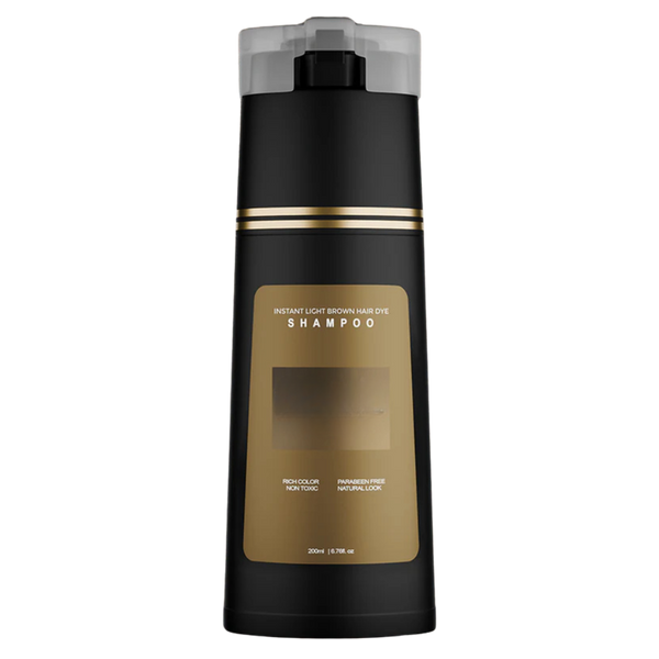 Dye Shampoo for Instant Gray Coverage and Three in One Color Care