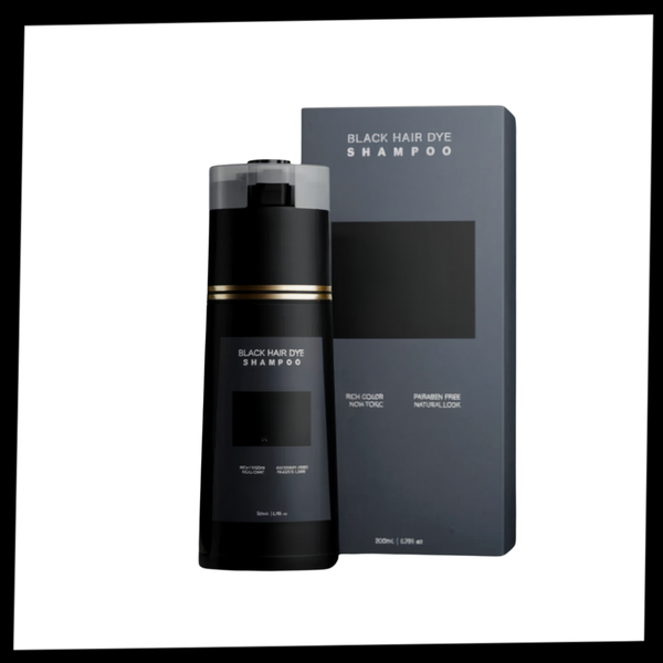 Dye Shampoo for Instant Gray Coverage and Three in One Color Care